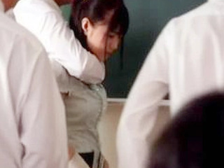 Wild Asian Teachers Bring XXX Nippon Porn To Greedy Students